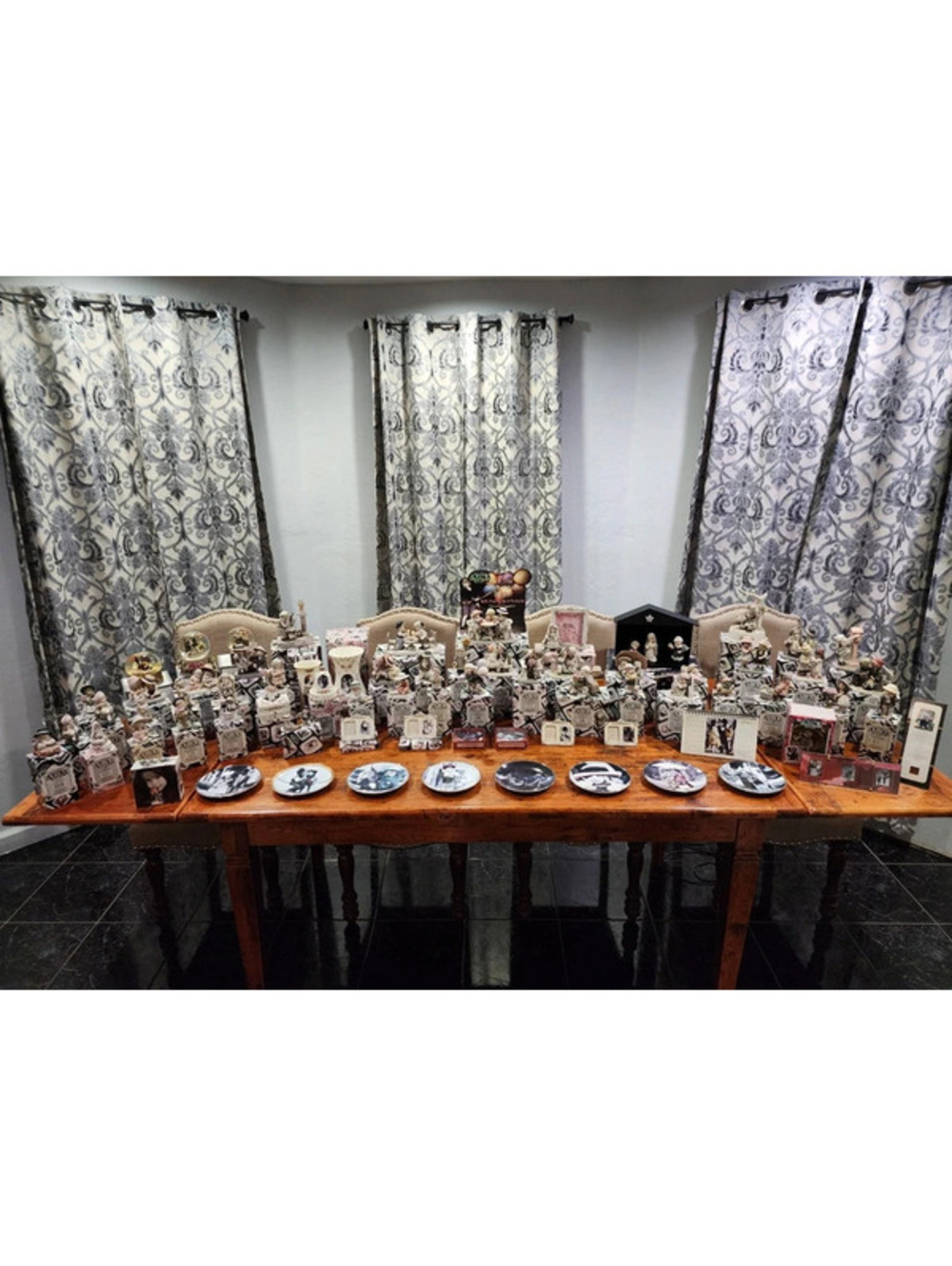 Kim Anderson's Pretty As A Picture Enesco collectible figurines and plates